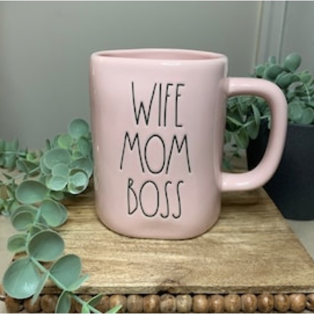 Rae Dunn Wife Mom Boss Mug